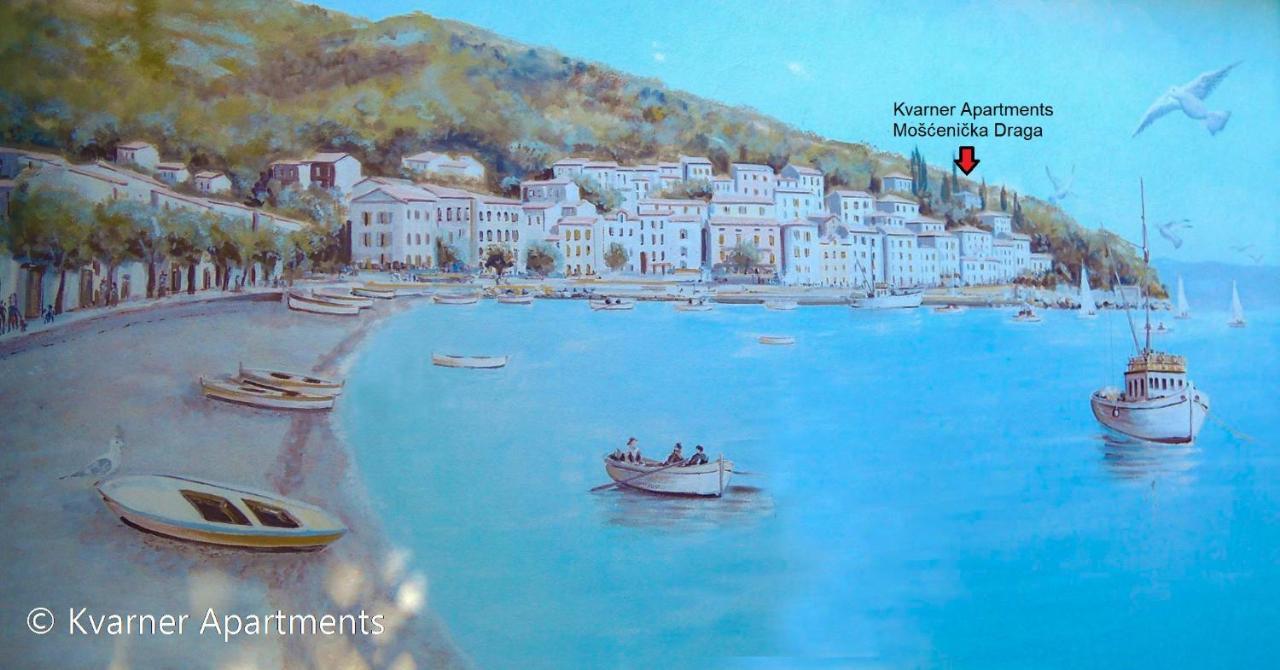 Kvarner Apartments - Mošćenička Draga Εξωτερικό φωτογραφία